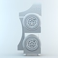 Tire rack 3d model