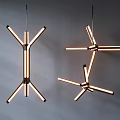 Modern lamp combination 3d model