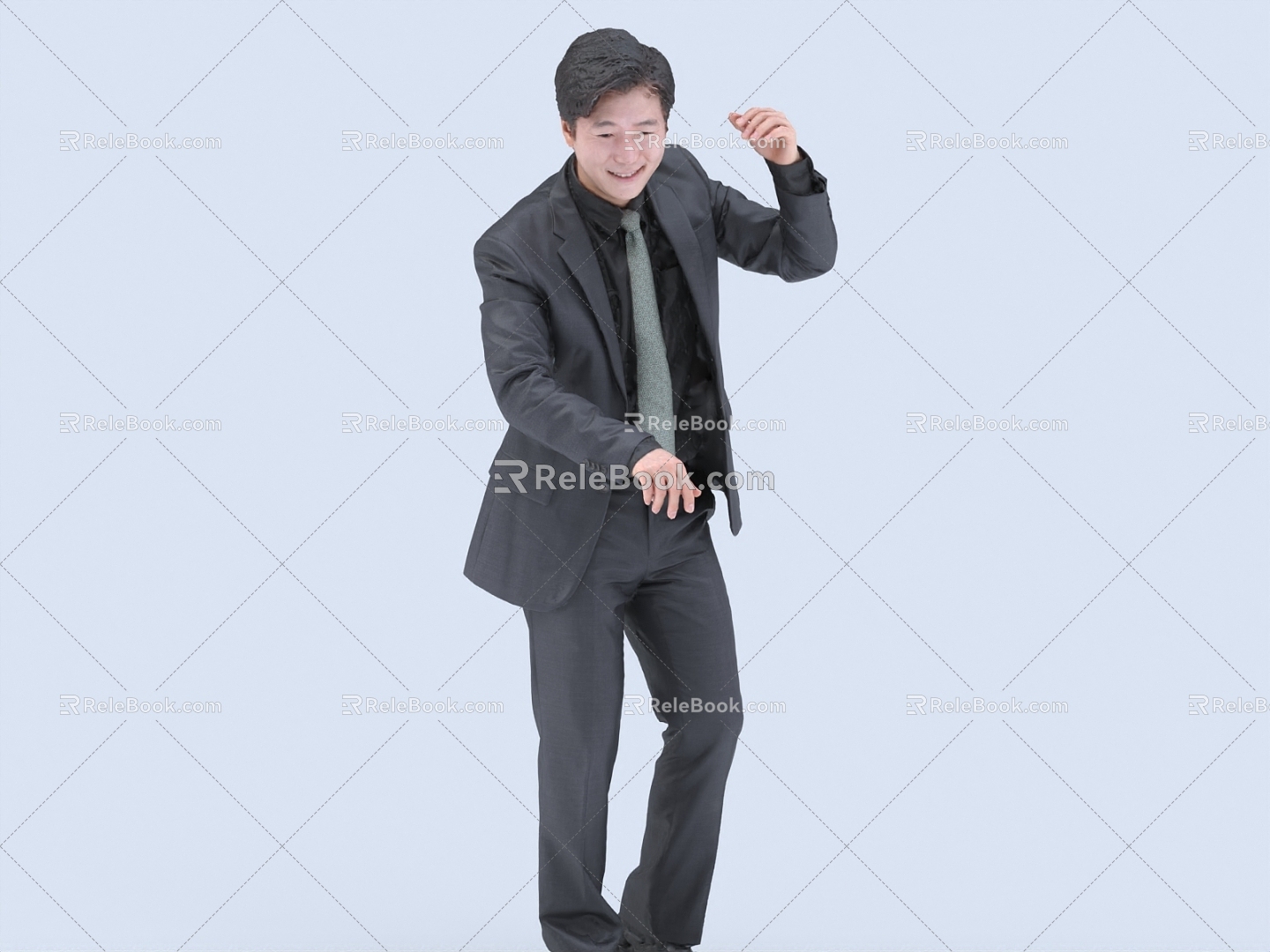 Men Suit Men Business People Workplace People 3d model