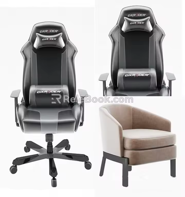 Single sofa 3d model