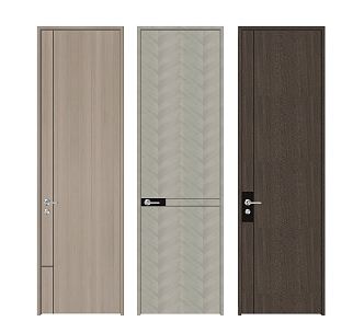 Modern swing door 3d model