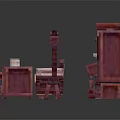 Rustic Wooden Furniture Collection With Piano Chalkboard Chest And Drawers