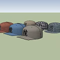 Stylish NY Logo Hats In Various Colors And Checkered Patterns For Trendy Fashion