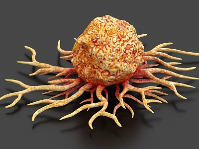 cancer cells tumor cytopathic cell medical ornaments 3d model