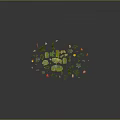 Diverse Plants Collection With Colorful Leaves Various Shapes And Small Herbs