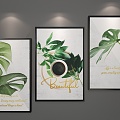 Simple Decorative Hanging Painting 3d model