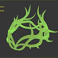 Unique Red Thorn Crown Headpiece Fashion Accessory for Stylish Outfits