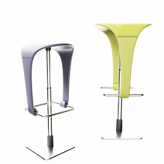 Modern Bar Stool Bar Stool Combination 3d model