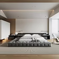 Modern Living Room Interior With Open Concept Layout And Stylish Furniture