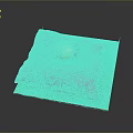 Delicious White Round Food Placed on Pink Patterned Mat over Brown Base Mat