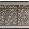 Intricate Modern Perforated Metal Panel With Abstract Geometric Pattern Design For Decorative Wall 3d model
