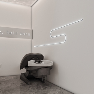 Barber shop 3d model