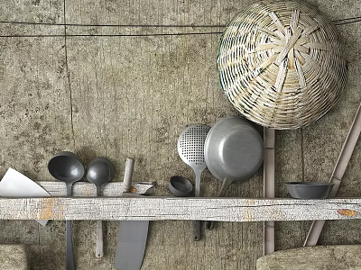 Chinese Kitchen 3d model