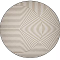 Simple Carpet Round Carpet 3d model