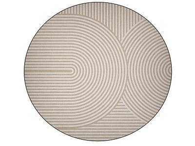 Simple Carpet Round Carpet 3d model