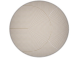 Simple Carpet Round Carpet 3d model