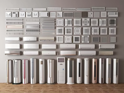 Air Conditioning Vertical Air Conditioning Hanging Air Conditioning Air Conditioning Air Outlet Air Conditioning Cabinet Central Air Conditioning Air Conditioning External Unit 3d model