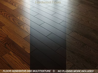 Floor Generator With Multitexture 4 For Hardwood Floors No Plugins Mode Included 3d model