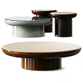 Modern Round Teatable Collection With Diverse Colors And Smooth Glossy Surfaces