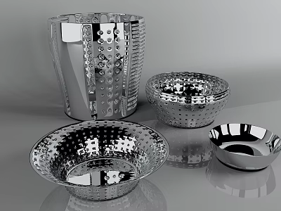 Modern Tableware 3d model