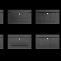 Modern Electrical Switches And Sockets With Black Wall Plates For Home Decor