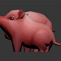 Cute Pink Piglet Stuffed Toys As Adorable Decorative Animal Figures