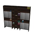 Fashion bookcase 3d model