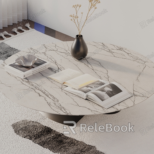 Modern coffee table model