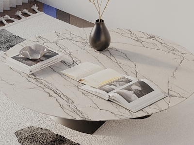 Modern coffee table model