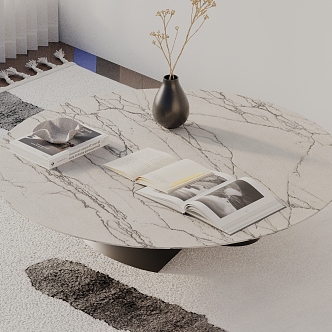 Modern coffee table 3d model