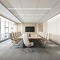 Modern Conference Room 3d model