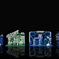 Modern Themed Exhibition Booths for Mining and Marine Technology Displays