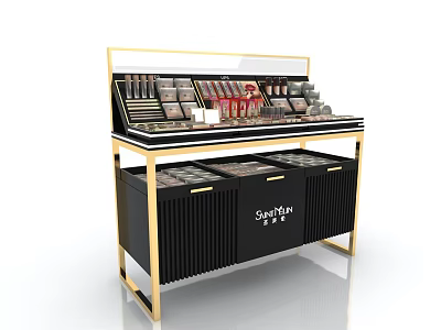 Modern Container Cosmetics Counter 3d model