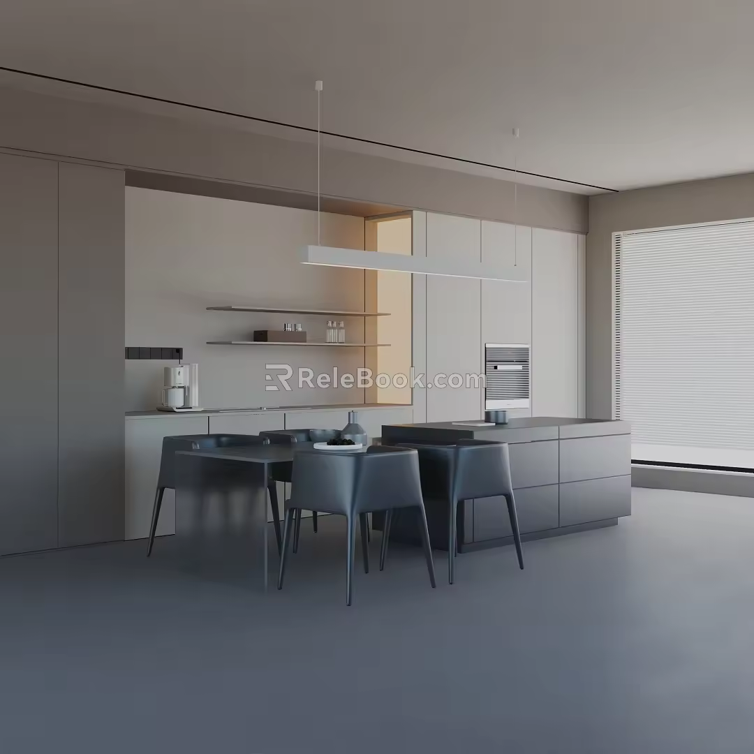 Table combination 3d model