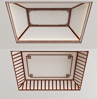 New Chinese Ceiling 3d model