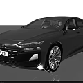 Audi Silver Modern Sedan With Sleek Body Alloy Wheels And Front Grille Design