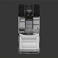 Silver Shiny Modern Truck Cab With Metallic Exterior And Reflective Surface
