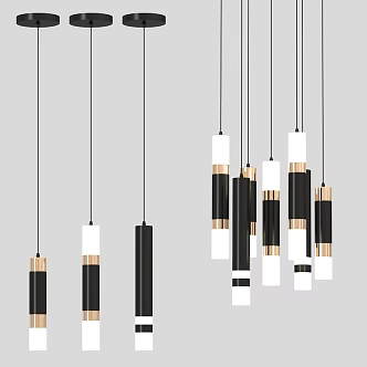 modern chandelier led aliexpress brengdy 3d model