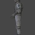3D Rendered Tactical Military Figure Wearing Helmet Body Armor And Protective Gear