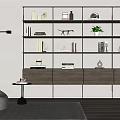 Modern Bookshelf Bookcase 3d model