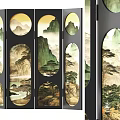 Screen partition 3d model