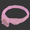 Elegant Golden Ring For Daily Wear With Carved Floral Design And Gemstone