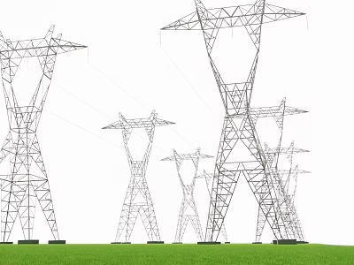 electric tower 3d model
