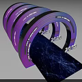 Purple Glowing Ring shaped Event Passage With Network Structure Years 2024 2020 2019