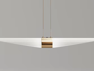 Modern chandelier strip chandelier 3d model