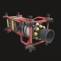 Modern engine racing engine 3d model