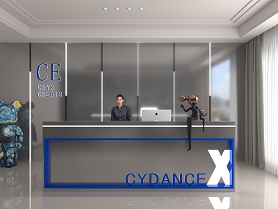 Front Desk 3d model