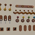 Stylish Wooden Wall Hooks With Various Decorative Designs And Functional Shapes