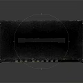 Black Electric Guitar Amplifier With Yellow Control Panel And Knobs Handle