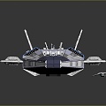 Modern Spaceship Space Plane Space Vehicle Science Fiction Plane 3d model